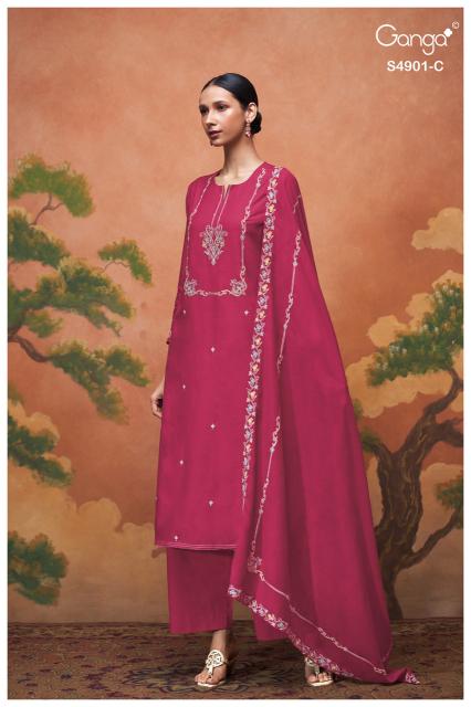 Ganga navisha 4901 wholesale dress material website